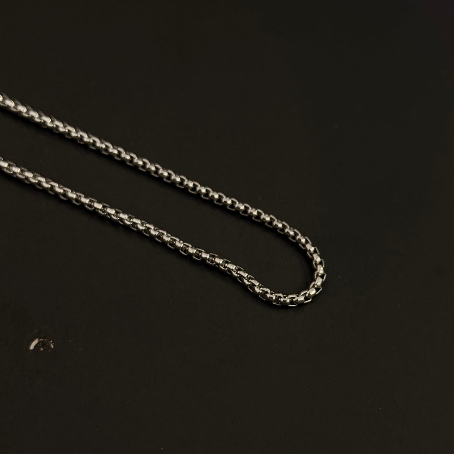 Venetian Chain Necklace - Stainless Steel - 20 Inches