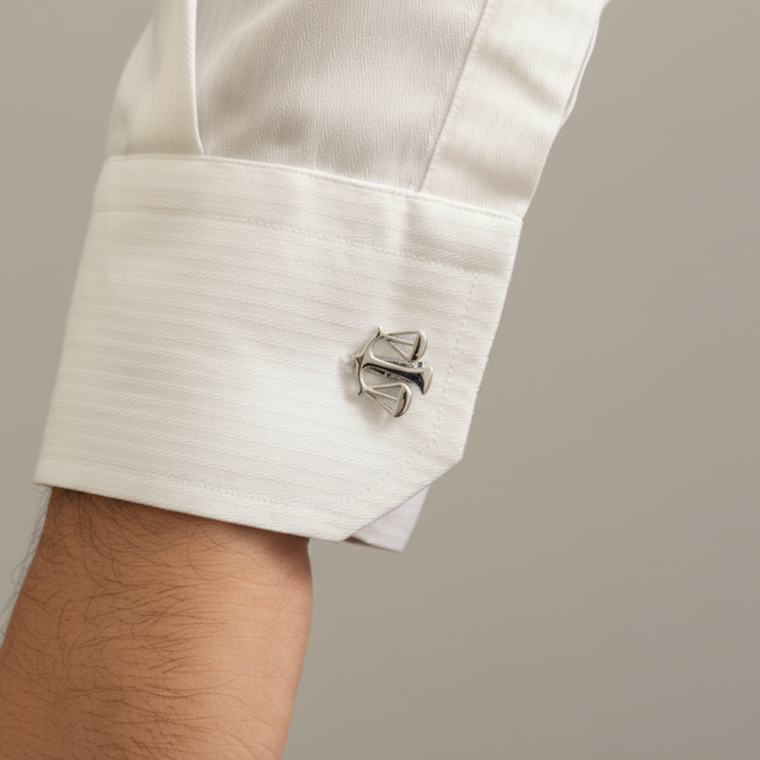 Justice Scale Cufflinks for Advocates