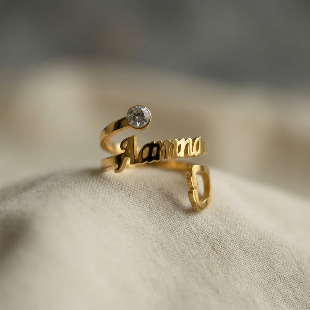 Stethoscope Custom Name Ring
