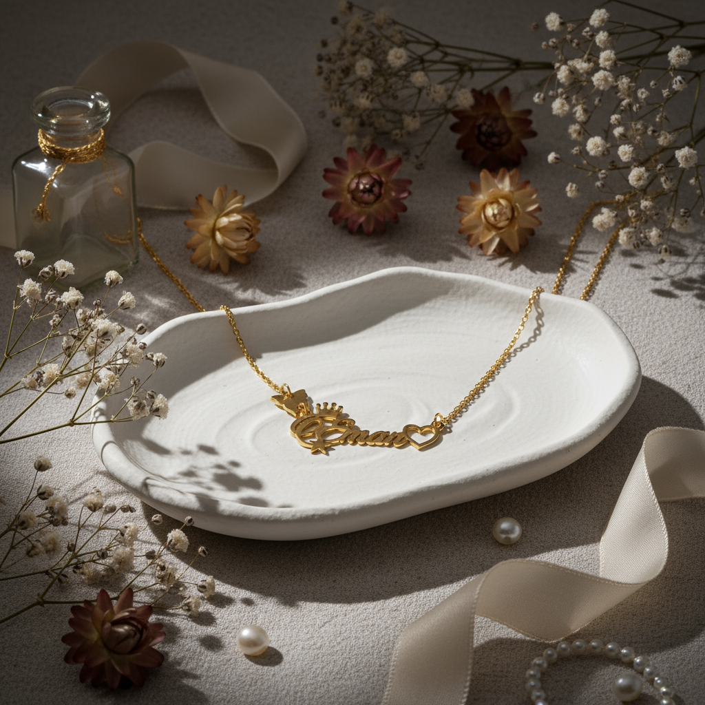 Bundle of 2 Custom Name Necklace & Ring