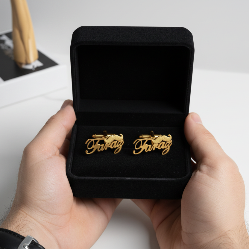 Mustache Vivace Cufflinks Pair For Men