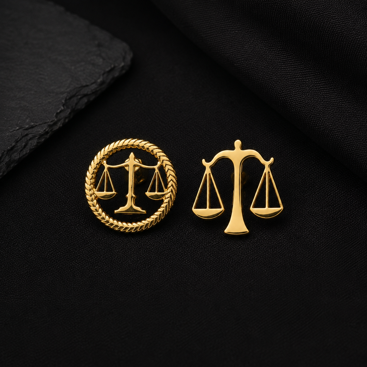 Bundle of 2 - (1 Justice Badge and 1 Emblem Badge with Free Delivery)