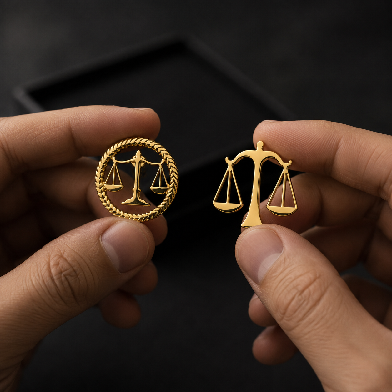 Bundle of 2 - (1 Justice Badge and 1 Emblem Badge with Free Delivery)