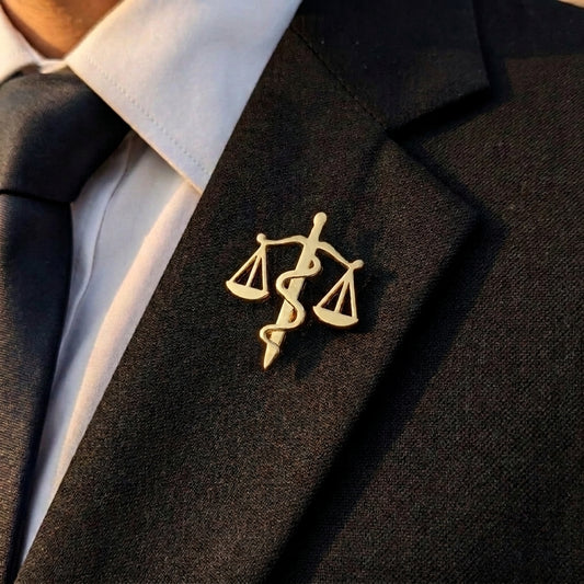 Sword of Justice - Lawyer Brooch Pin