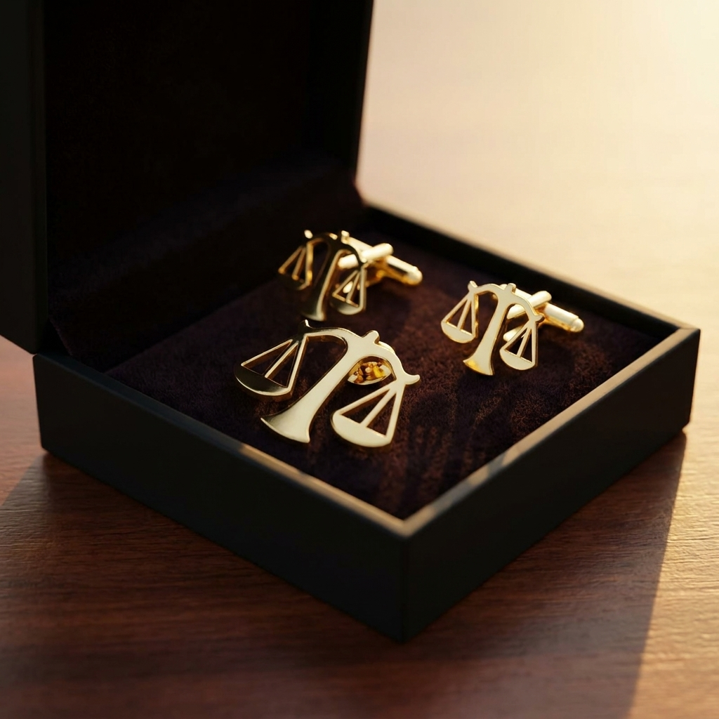 Bundle of 2 Justice Badge and Cufflinks with Free Delivery