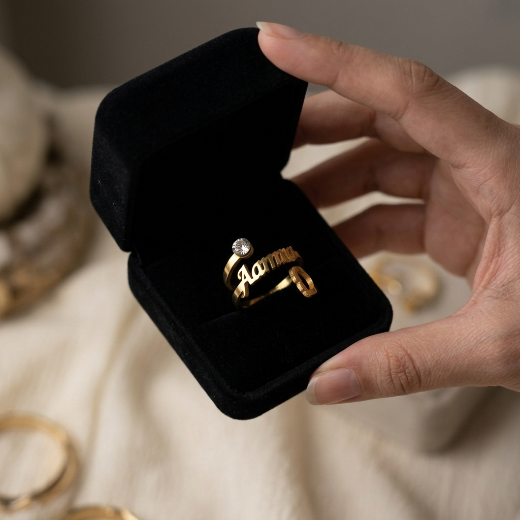 Stethoscope Custom Name Ring