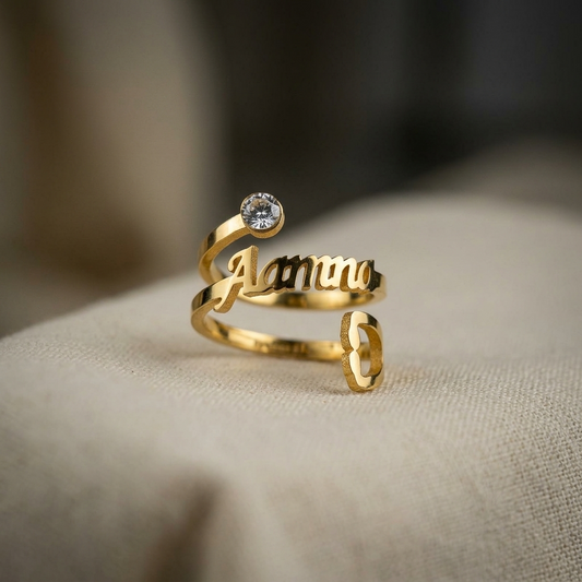 Stethoscope Custom Name Ring