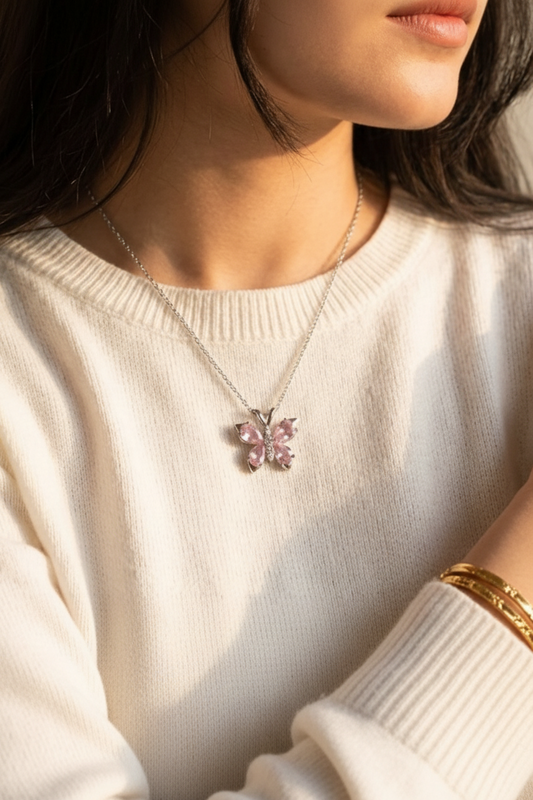 Flutter Butterfly Necklace | Tarnish-Proof