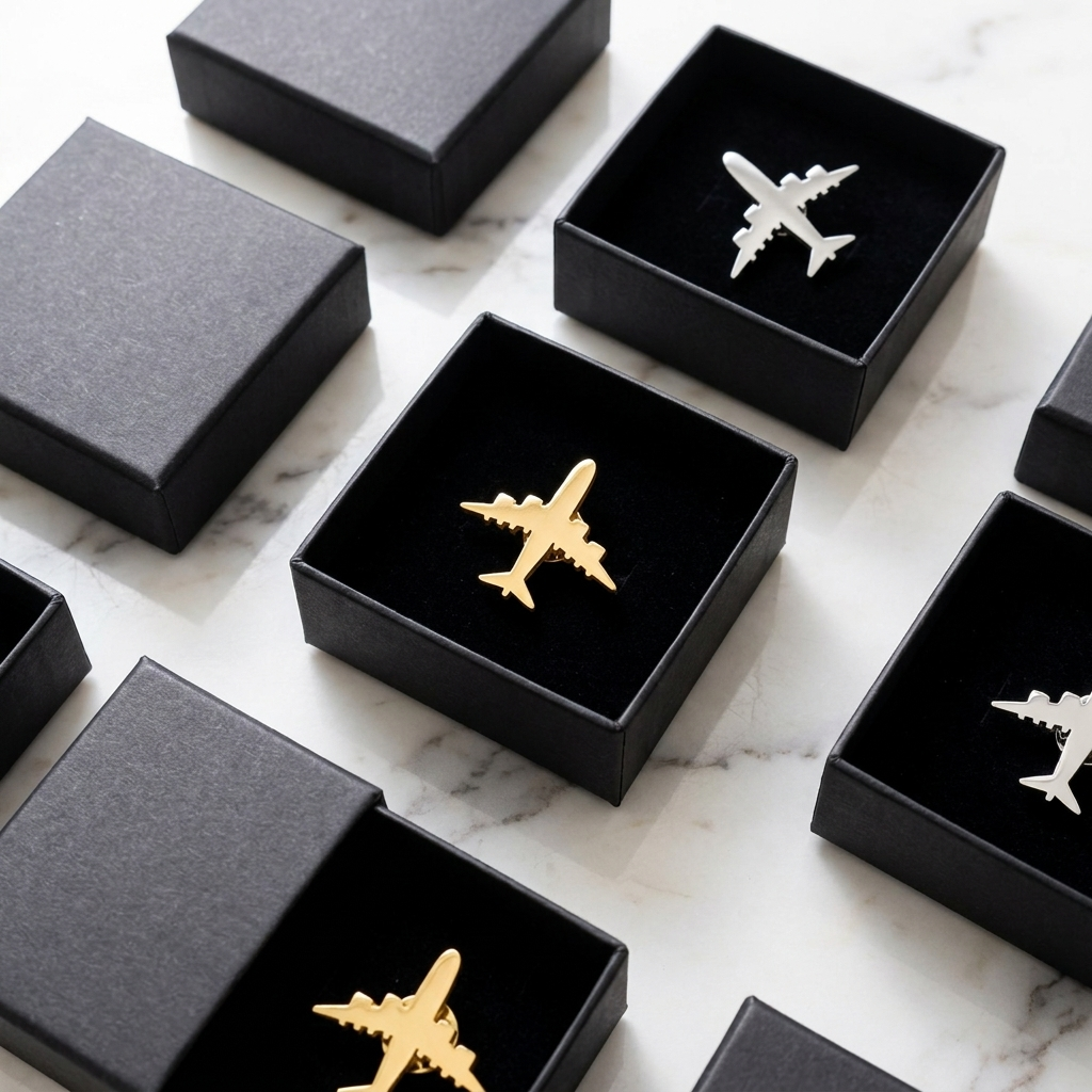 Airplane Brooch Pin/Badge For Aviation Professionals