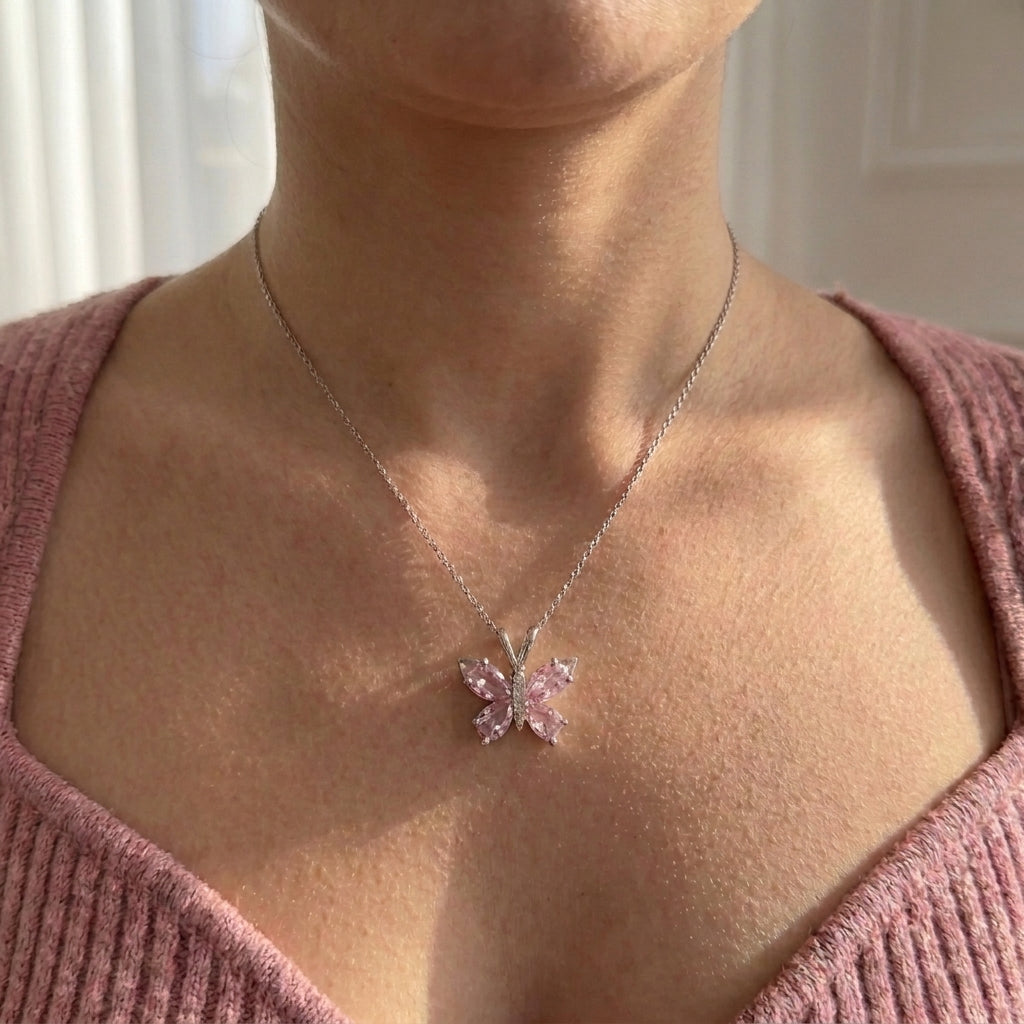 Flutter Butterfly Necklace | Tarnish-Proof