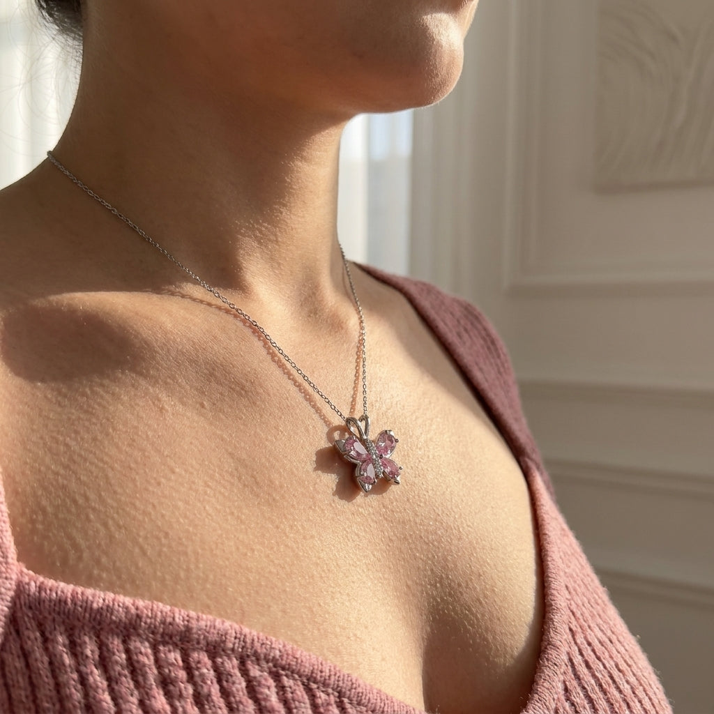 Flutter Butterfly Necklace | Tarnish-Proof