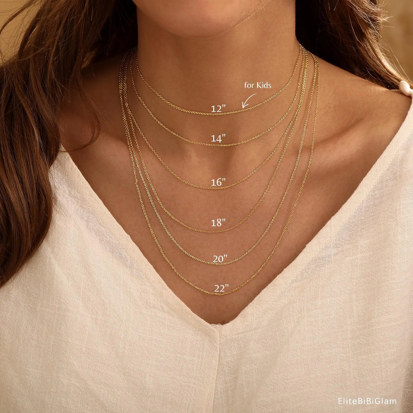 Intertwined Alphabet Initial Necklace For Women