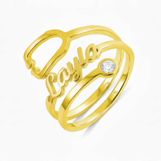Stethoscope Custom Name Ring