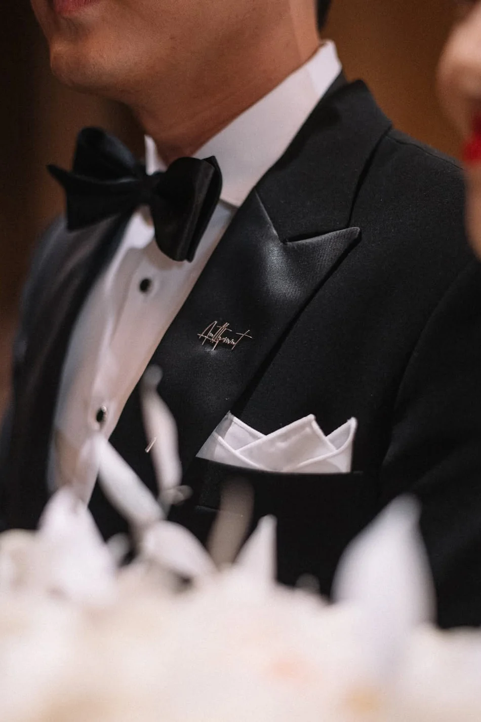Signature Personalized Name Lapel Pin For Men