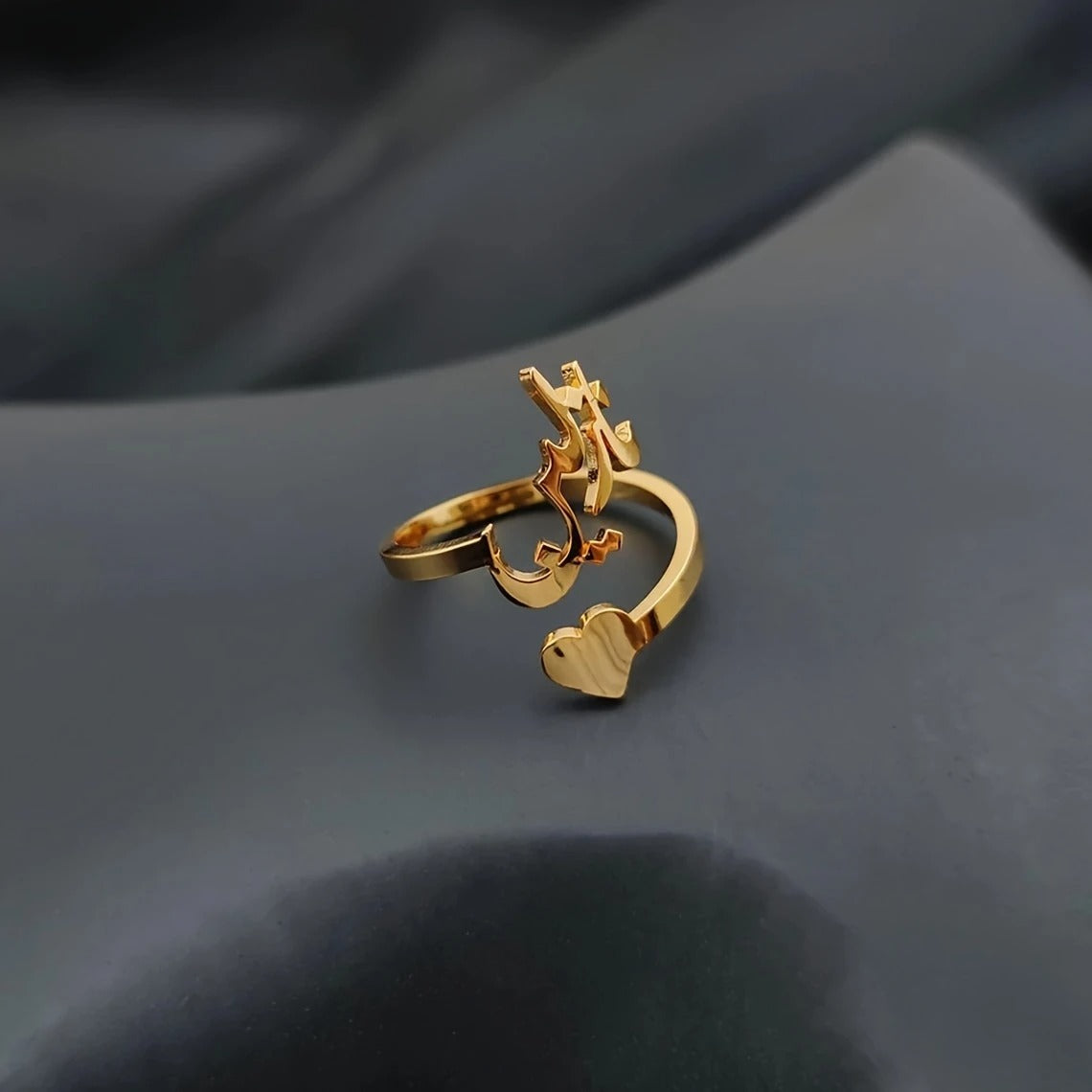 Urdu Script Personalized Name Ring